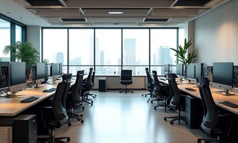 Anadolu Tech Solutions modern ofis iç mekanı